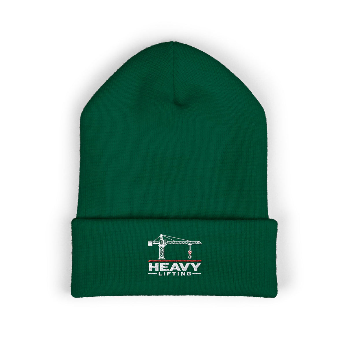 Heavy Lifting Tower Crane Embroidered Beanie | Crane Operator Beanie