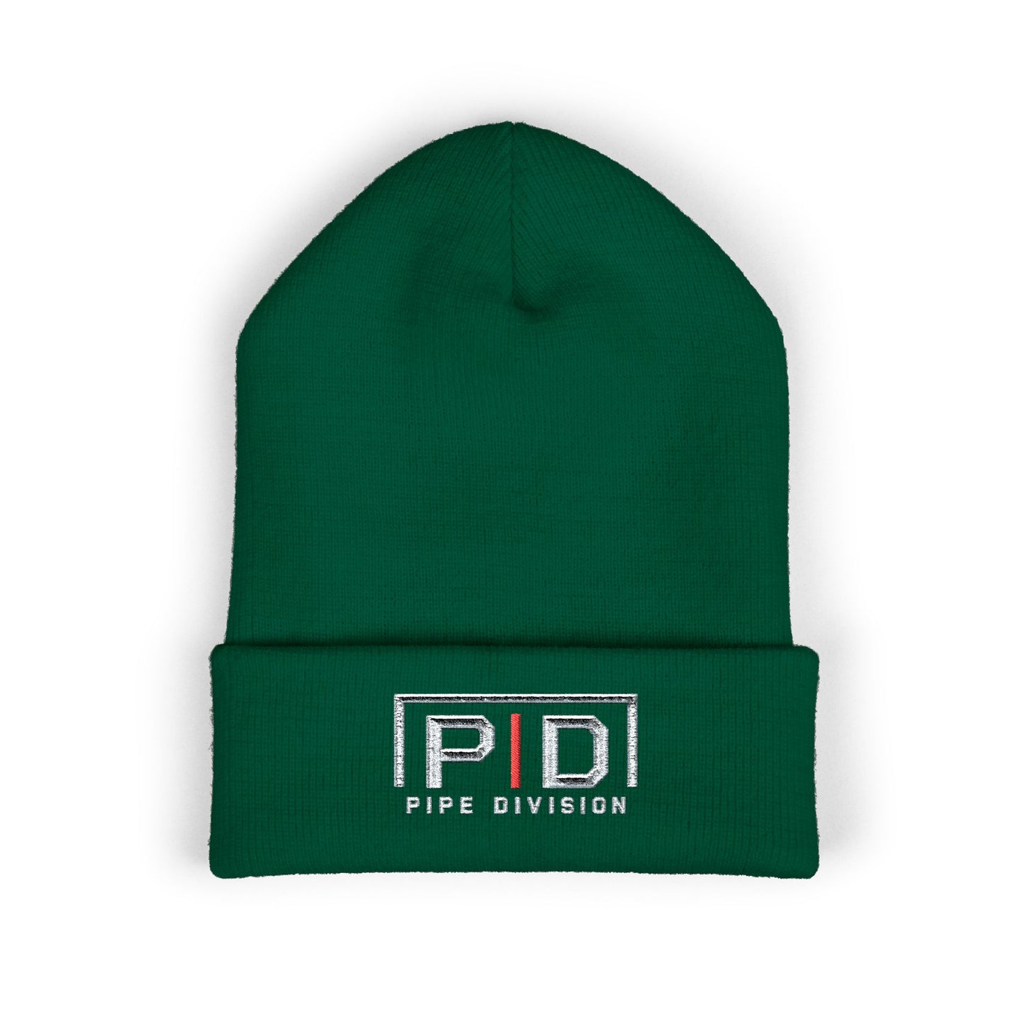 Pipe Division Embroidered Cuffed Beanie