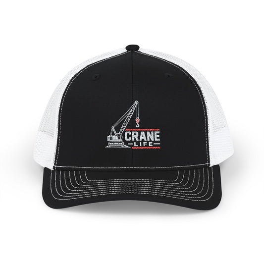Crane Life Crawler Crane Embroidered Richardson Hat | Crane Operator Hat