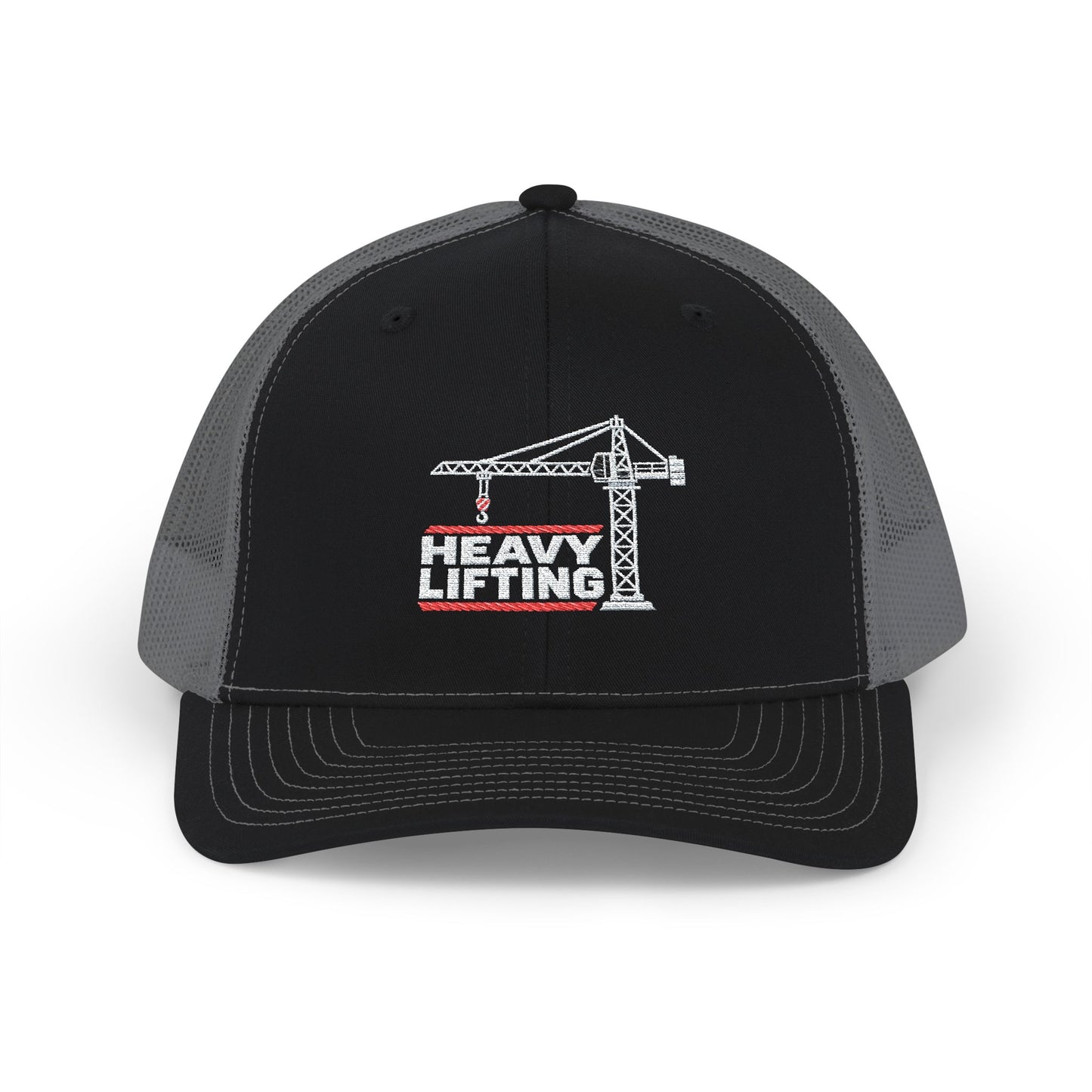 Heavy Lifting Tower Crane Embroidered Hat | Crane Operator Construction Hat