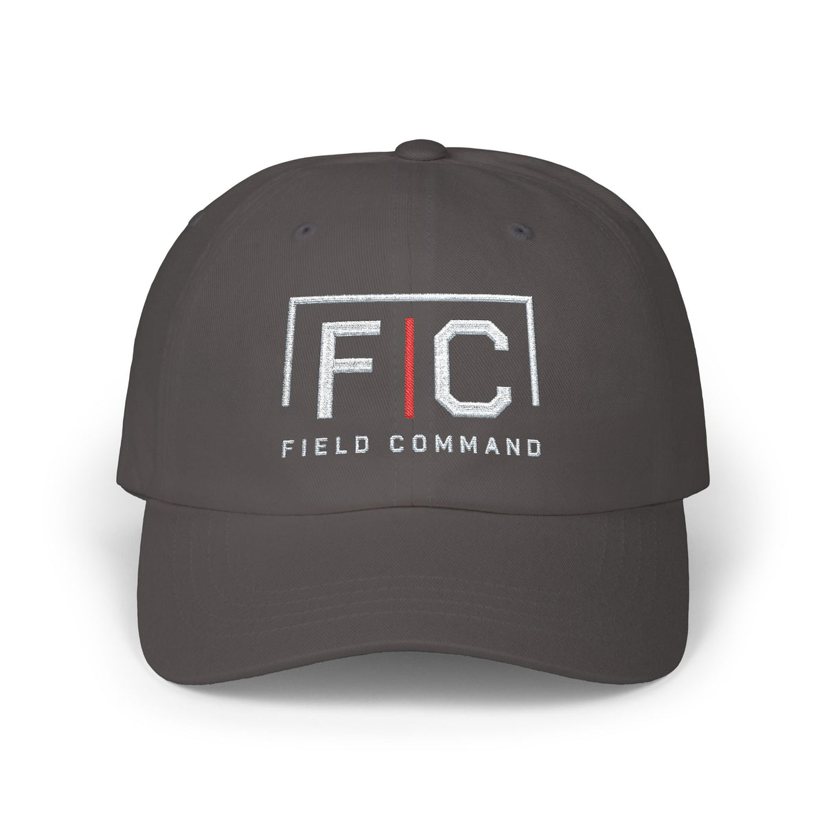 Field Command Embroidered Construction Dad Hat | As-Built Redline™
