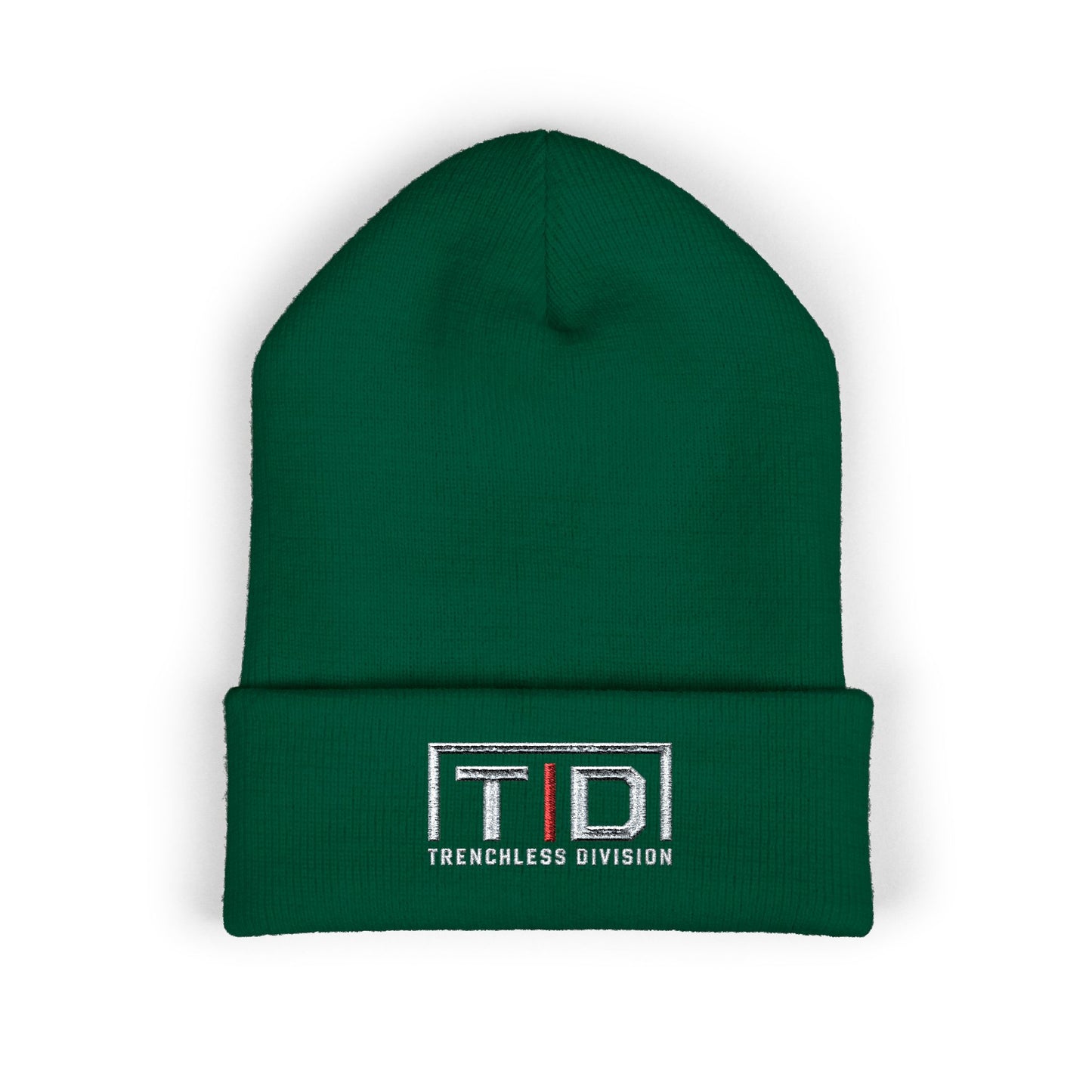 Trenchless Division Embroidered Cuffed Beanie