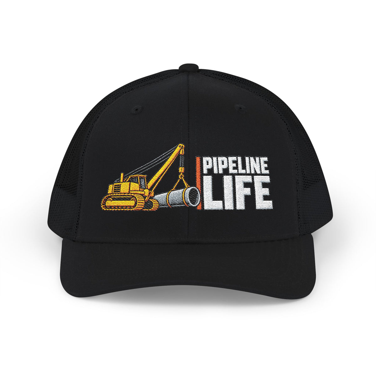 Pipeline Life Embroidered Richardson Trucker Hat | Pipeline Construction Hat