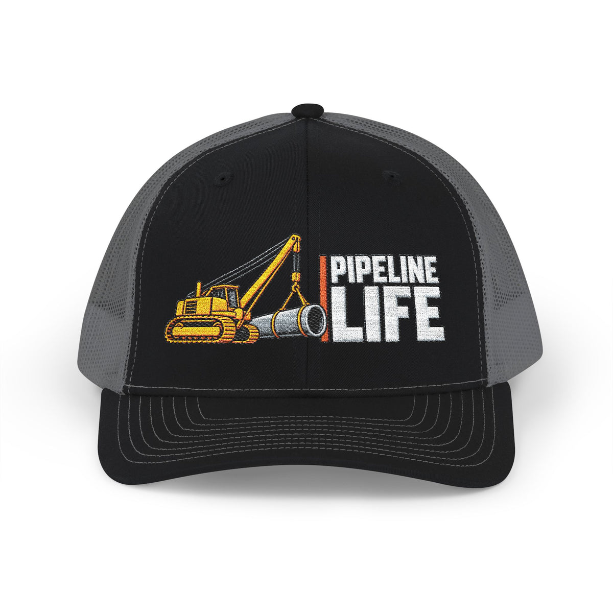 Pipeline Life Embroidered Richardson Trucker Hat | Pipeline Construction Hat