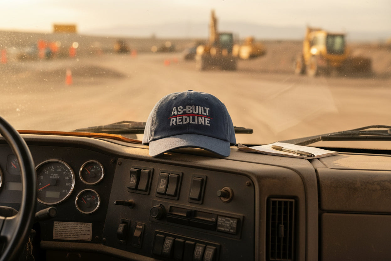 As-Built Redline Embroidered Hat
