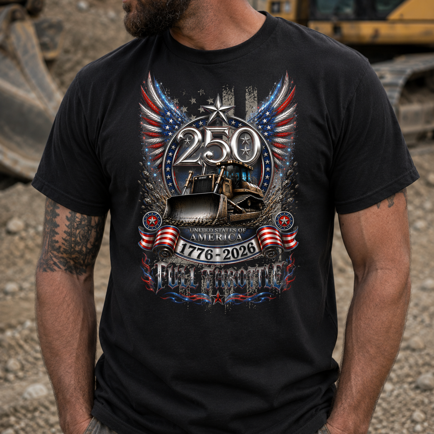 250 Year Full Throttle Bulldozer