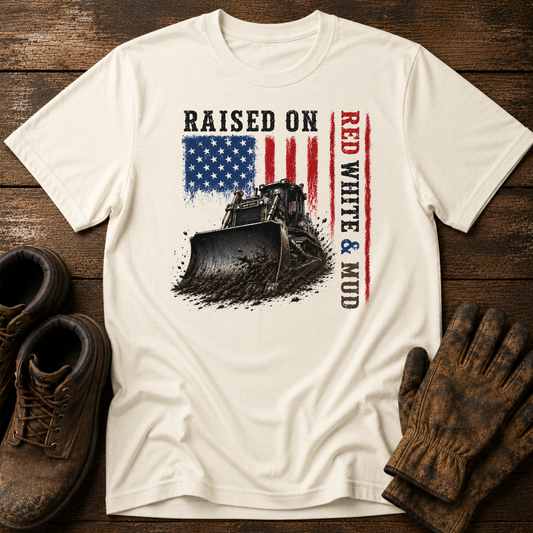 Raised on Red White & Mud — Front Design