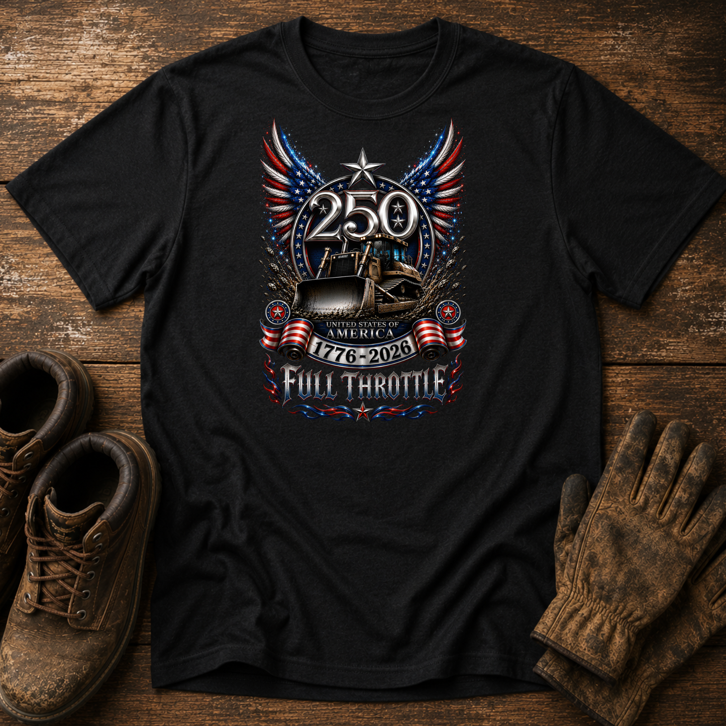 250 Year Full Throttle Bulldozer