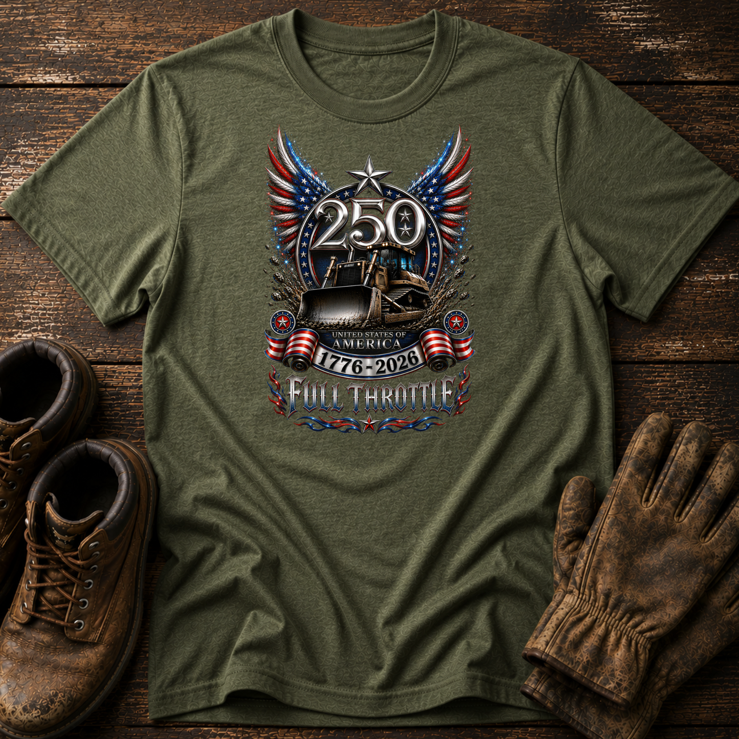 250 Year Full Throttle Bulldozer