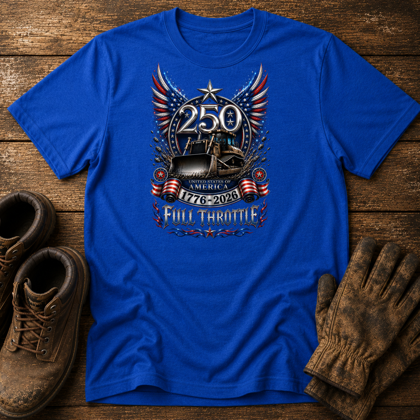 250 Year Full Throttle Bulldozer